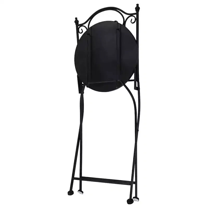 vidaXL Folding Bistro Chairs 2 Pcs Mosaic Bistro Outdoor Patio Chair Ceramic