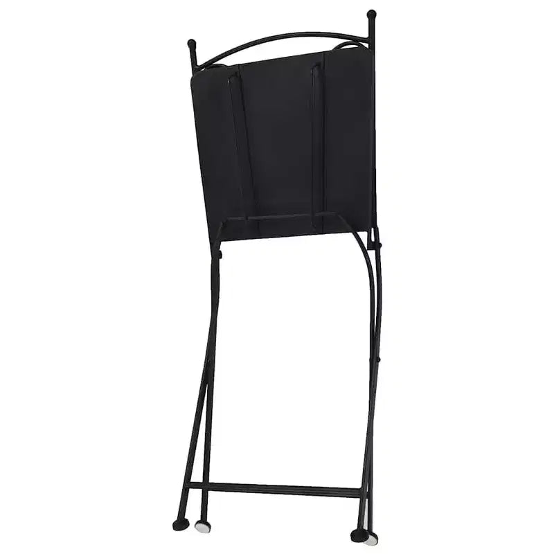 vidaXL Folding Bistro Chairs 2 Pcs Mosaic Bistro Outdoor Patio Chair Ceramic
