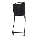 vidaXL Folding Bistro Chairs 2 Pcs Mosaic Bistro Outdoor Patio Chair Ceramic
