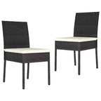 vidaXL Kit de moustiquaires (2 pcs) en rotin synthétique standard durable