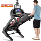 5HP Folding Treadmill for Home with Incline / Bluetooth, 400lb Weight Capacity, Exercise Running Walking Easy Assembly