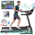 Clearance  3HP Folding Treadmill for Home with Incline / Bluetooth, 300lb Weight Capacity, Exercise Running Walking 90% pre Assemble