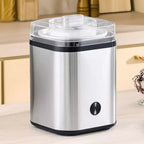 Ice Cream Maker 2.11 Quart Large Capacity Electric Automatic Frozen Dessert Machine with Stainless Steel Shell for Yogurt Sorbet Gelato Silver