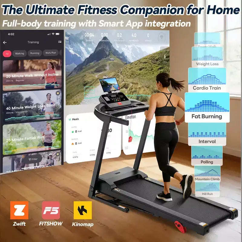 Tapis de course en promotion, Tapis de course en liquidation, Tapis de course pliable avec inclinaison manuelle pour gym à domicile, Machine compacte de marche, jogging, course de 3,25 CV