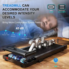Superun Walking Pad Treadmill with 6% Manual Incline,0.6-3.8 MPH,2.5 HP,300 lb Capacity