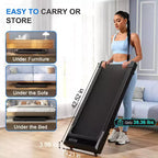 Superun Walking Pad Treadmill with 6% Manual Incline,0.6-3.8 MPH,2.5 HP,300 lb Capacity