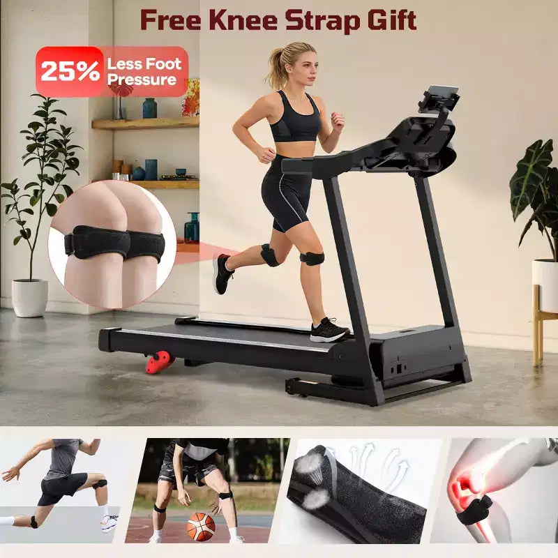4-in-1 Walking Pad with 12% Incline, Portable Treadmill, Foldable Treadmills for Home and Office, 3.5 HP Quiet Treadmill