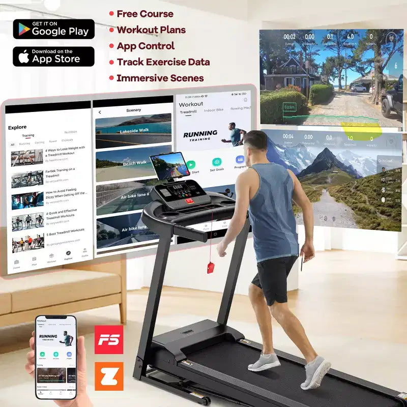 4-in-1 Walking Pad with 12% Incline, Portable Treadmill, Foldable Treadmills for Home and Office, 3.5 HP Quiet Treadmill