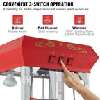 Popcorn Popper Machine 8 Oz Countertop Popcorn Maker 850w 48 Cups Red Heavy Duty