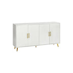60 TV Stand with Antique Handles, Storage & Adjustable Shelves