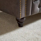 85.5-Inch Tech Fabric 3-Seater Sofa with Cushions