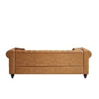 85.5-Inch Tech Fabric 3-Seater Sofa with Cushions