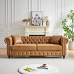 85.5-Inch Tech Fabric 3-Seater Sofa with Cushions