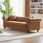 85.5-Inch Tech Fabric 3-Seater Sofa with Cushions