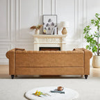 85.5-Inch Tech Fabric 3-Seater Sofa with Cushions