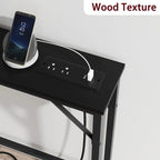 5.9 Narrow Sofa Table with Outlets