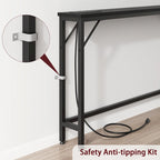 5.9 Narrow Sofa Table with Outlets