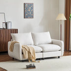  - Evelyn Modern 2-Seater Modular Upholstery Sectional Loveseat Sofa