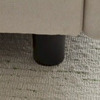 Modern 2-Seater Modular Upholstered Sectional Loveseat