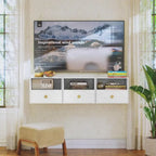 Wall-Mounted Floating Nightstand with Drawer