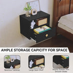 Wall-Mounted Floating Nightstand with Drawer