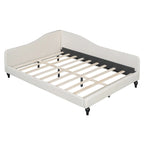 Full Size L-Shaped Daybed with Solid Wood Legs