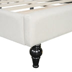 Full Size L-Shaped Daybed with Solid Wood Legs