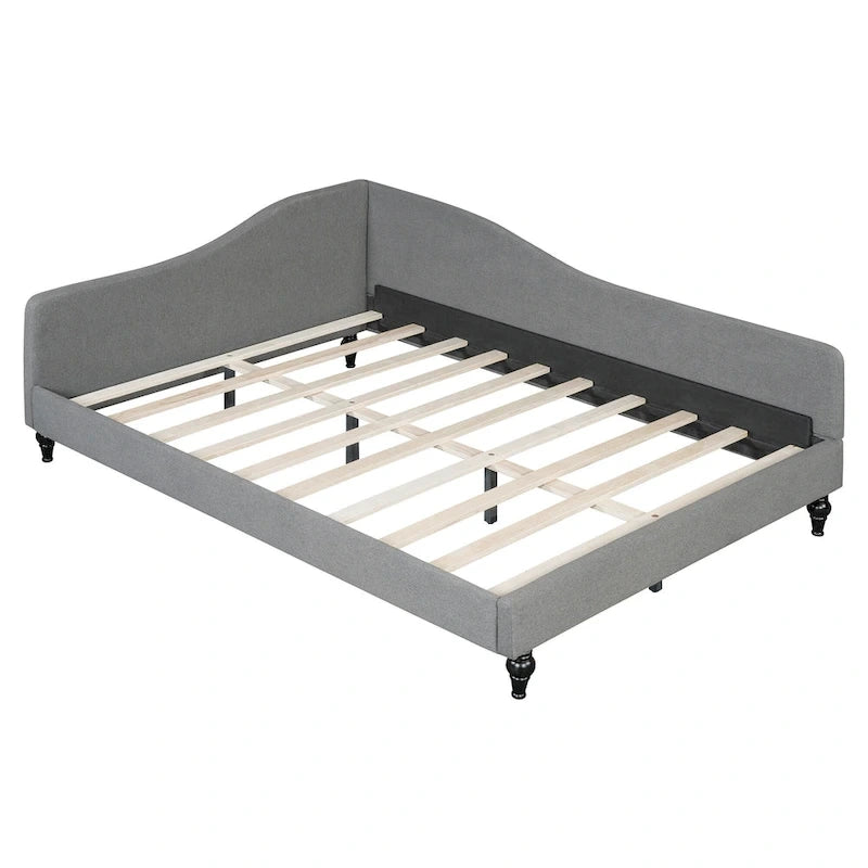 Full Size L-Shaped Daybed with Solid Wood Legs