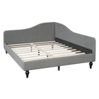 Full Size L-Shaped Daybed with Solid Wood Legs