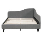 Full Size L-Shaped Daybed with Solid Wood Legs