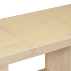 Contemporary Extendable Solid Wood Pedestal Dining Table