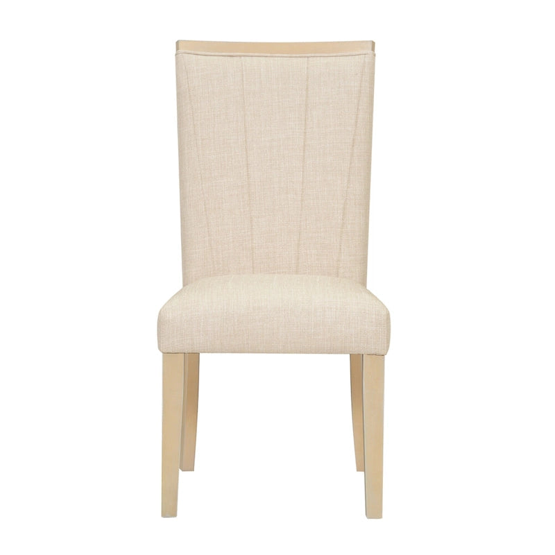 Contemporary Extendable Solid Wood Pedestal Dining Table