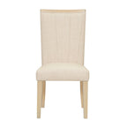 Contemporary Extendable Solid Wood Pedestal Dining Table