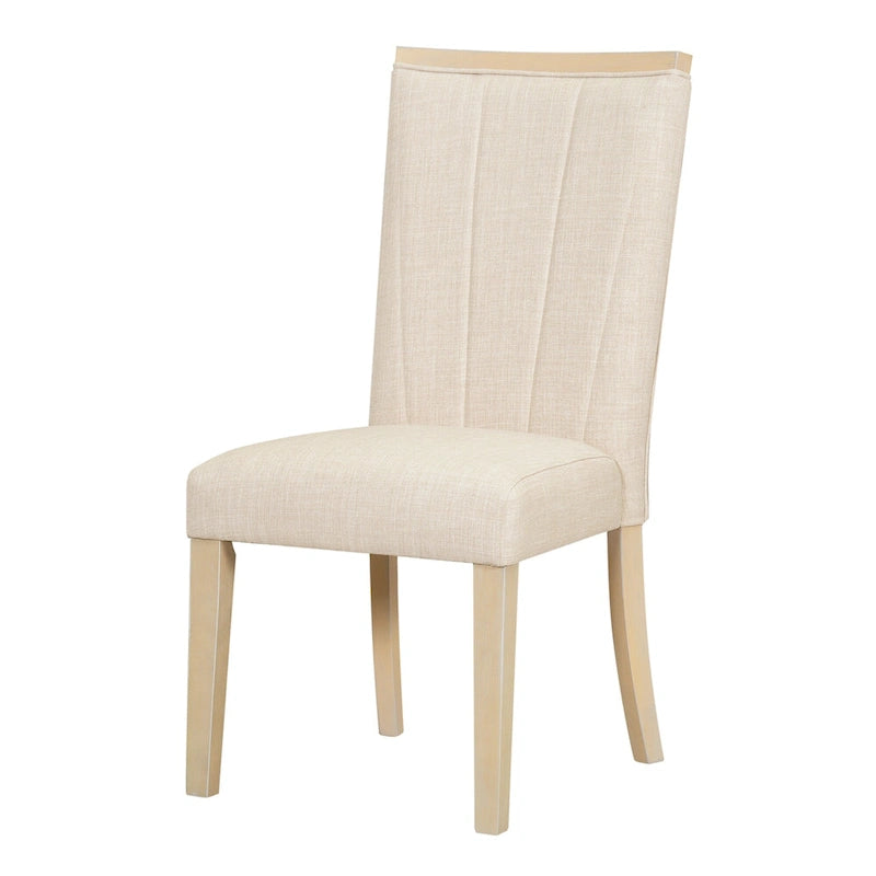 Contemporary Extendable Solid Wood Pedestal Dining Table