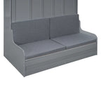 Modern Queen Murphy Bed with Cushion Headboard