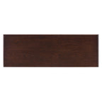 38.2-Inch Rustic Console Table with Open Shelf, 3 Drawers, and Rubber Wood Legs