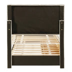 Twin Size Linen Upholstered Platform Bed Frame with Trundle and 3 Drawers