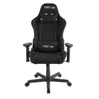 Fauteuil de gaming ergonomique haut dossier en tissu style baquet noir - Techni Sport : Bureau, pivotant, support lombaire