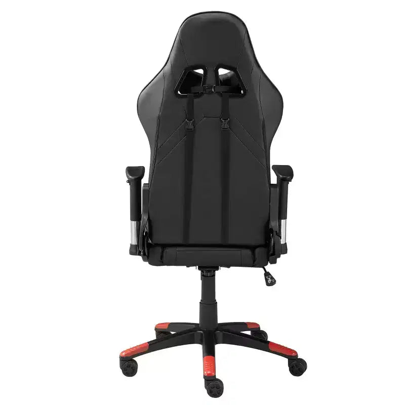 Chaise de jeu Brassex 52 po Lucas noire/rouge