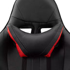Chaise de jeu Brassex 52 po Lucas noire/rouge