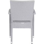 Kelda Chaise empilable intérieur/extérieur (lot de 2) - PAT4004 - Safavieh