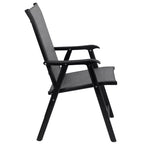 Chaise de patio pliante d'extérieur Flash Furniture noire (lot de 2)