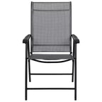 Chaise de patio pliante d'extérieur Flash Furniture noire (lot de 2)