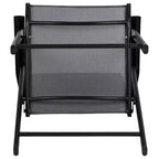 Chaise de patio pliante d'extérieur Flash Furniture noire (lot de 2)
