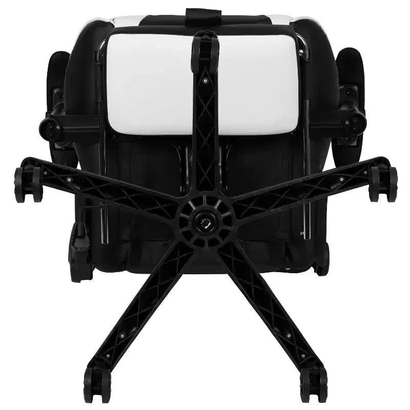 Emma and Oliver Racing Gaming Ergonomic Chair with Reclining Back, Footrest in Red LeatherSoft