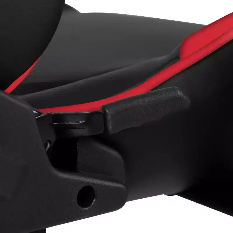 Emma and Oliver Racing Gaming Ergonomic Chair with Reclining Back, Footrest in Red LeatherSoft