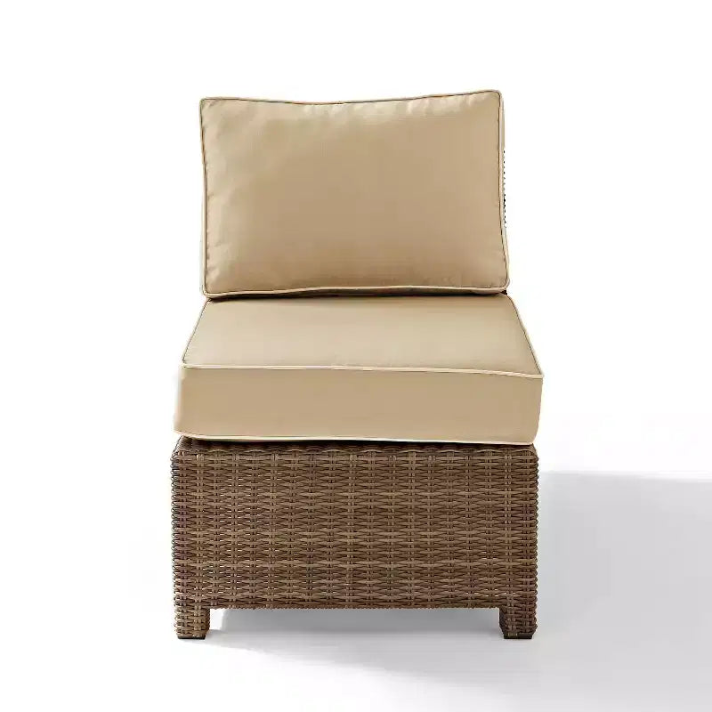 Bradenton Outdoor Sectional Center Chair- Crosley