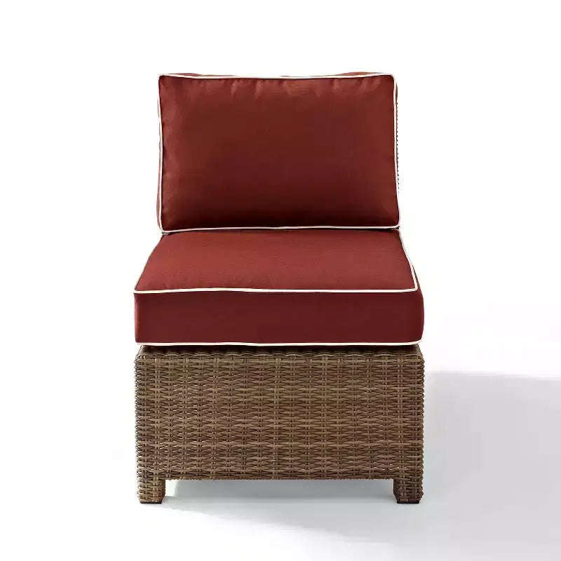 Bradenton Outdoor Sectional Center Chair- Crosley