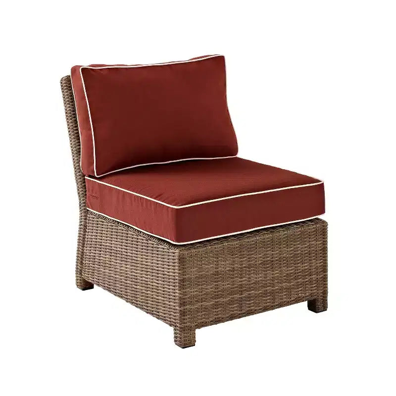 Bradenton Outdoor Sectional Center Chair- Crosley
