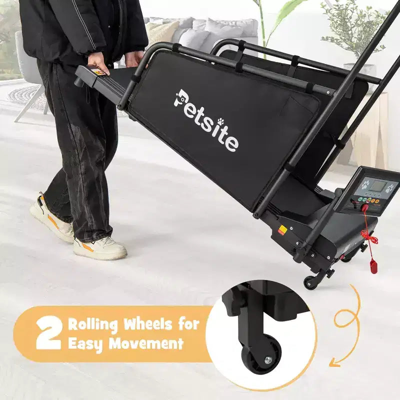 Tapis de course Costway pour chiens de petite et moyenne taille - Machine d'entraînement pour animaux de compagnie en intérieur